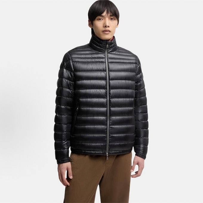moncler arnique stand collar lightweight down puffer jacket